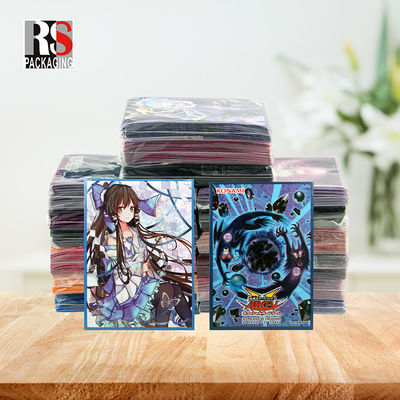 Голографический Yugioh MTG Торговая карта Рукава плоская карманная сумка