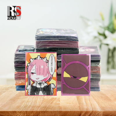Голографический Yugioh MTG Торговая карта Рукава плоская карманная сумка