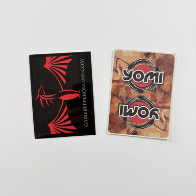 Мягкий двойной лазерный водонепроницаемый топлодер для 100PCS Custom Art Printed Sports Card Sleeves