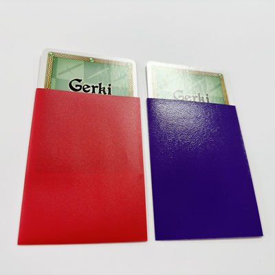Мягкий двойной лазерный водонепроницаемый топлодер для 100PCS Custom Art Printed Sports Card Sleeves