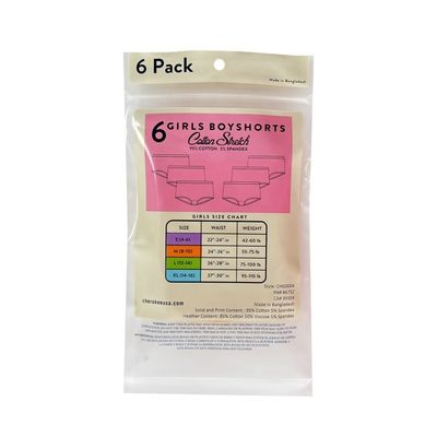 PET / VMPET / CPP Zipper Printed Poly Bag для бикини / шелковых чулков / носков