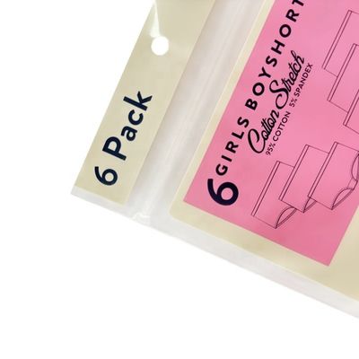 PET / VMPET / CPP Zipper Printed Poly Bag для бикини / шелковых чулков / носков