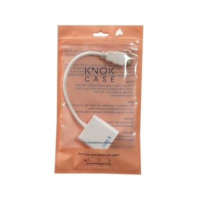 Специализированная толщина OEM Пластиковый Ziplock висячий пакет для водонепроницаемого корпуса для мобильных телефонов