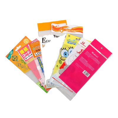 Самоклейкая печать Bopp Poly Bag для ювелирных украшений Серёжки Упаковка