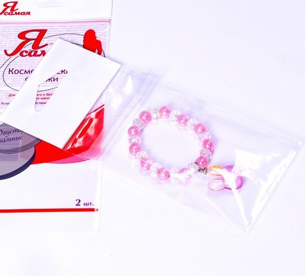 Перезапечатываемый Opp Header Bag самоклеящийся Opp Bag Packaging для одноразовых упаковок