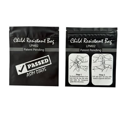Ребенок-устойчивый Майлар Стоять Zipper Bag Press Seal Zip Lock Стоять Pouch