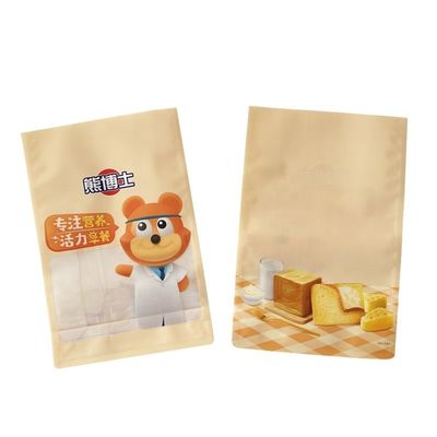 Боковая коробка с плоским дном для упаковки продуктов питания для порошка закуски печенье орехи Зерновые специи