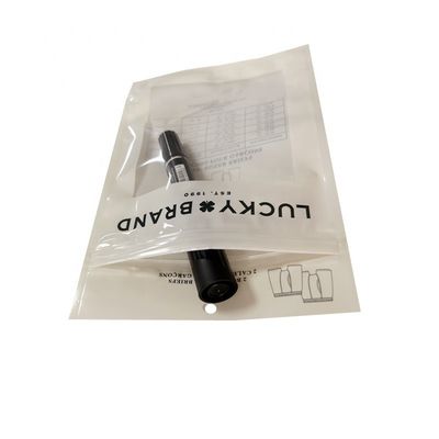 Настроенный логотип Frosted Window Zipper Close Poly Clothing Bag Для упаковки