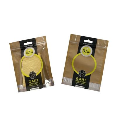Гравюра печатание индивидуальные фирменные упаковки Лицо Мит упаковка Ziplock Seal косметическая сумка
