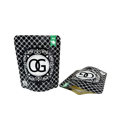 Мат Алюминиевая фольга Пластиковая стойка Zipper Bag Пищевые компостируемые стойки