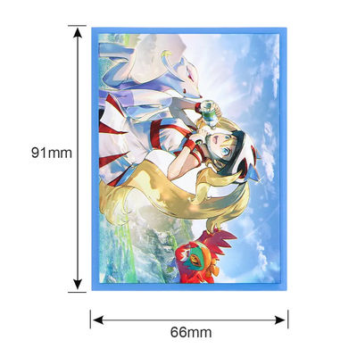Мягкий 66*91MM 100PCS Yugioh Фото Топлод Матт Игровые Карточные Рукава Голографические