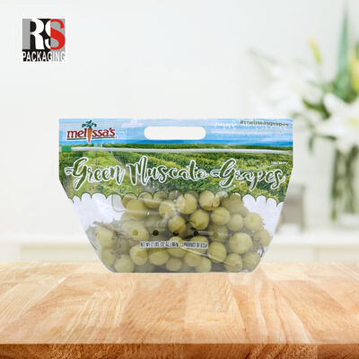 Пакетные пакеты для свежих овощей и фруктов манго с опциями закрытия циппом