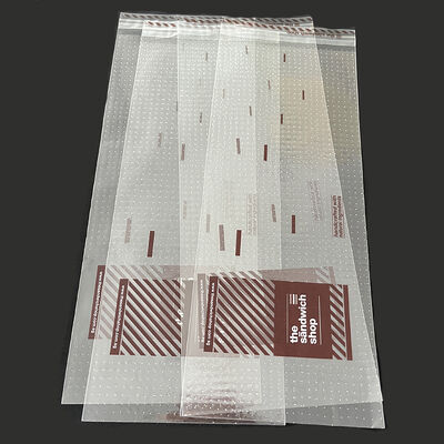 Пользовательский микроперфорированный OPP пакет для упаковки с термозапайкой и глубокой печатью для сэндвичей со свежими зелеными овощами