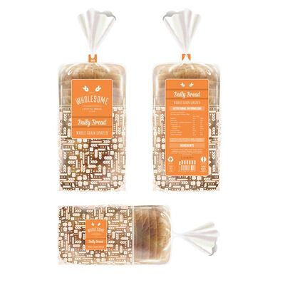 Заказ прозрачный LDPE Wicket хлебный мешок для пекарни хранения OPP бутерброды хлебные мешки печать упаковки пищевых продуктов мешок с скручиванием