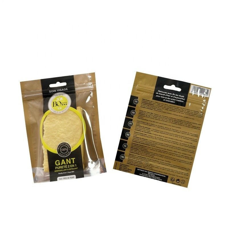 Гравюра печатание индивидуальные фирменные упаковки Лицо Мит упаковка Ziplock Seal косметическая сумка