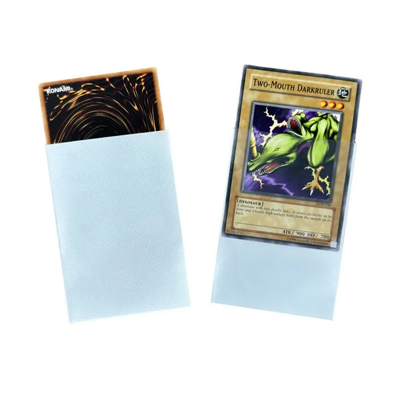 Чистый белый Премиум TCG Карточные рукава Дракон щит Защитные рукава для палубных карт Защитник