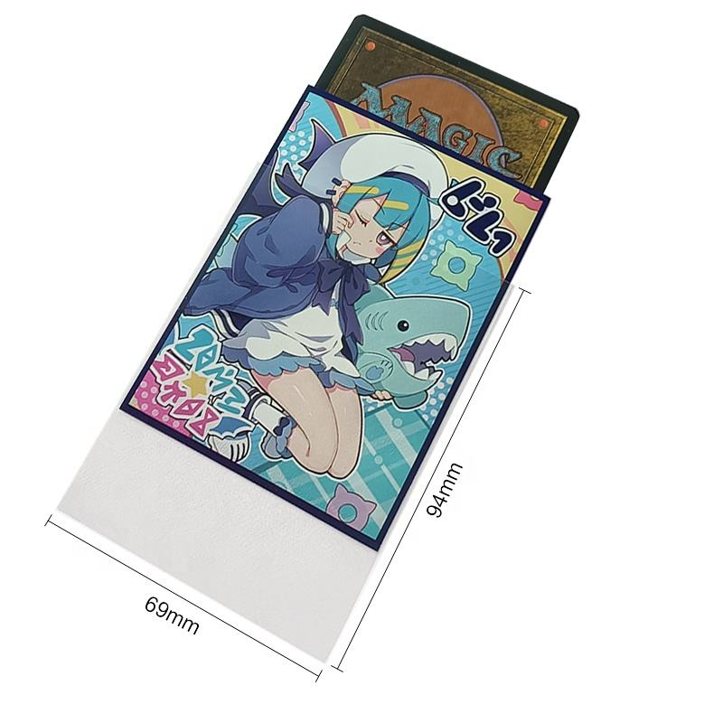 Wholesale Custom Printed Soft PVC Card Sleeves With Magnetic Protector Matte Finish