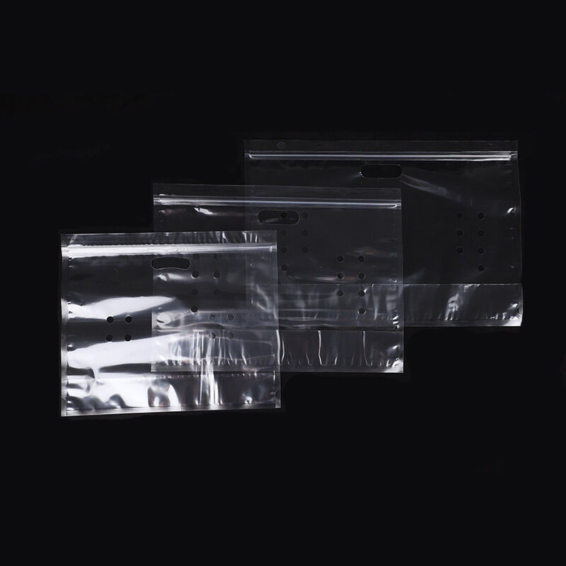 Индивидуальный дизайн пищевого пластикового пакета с антизапотевающим эффектом, прозрачный пакет для хранения свежих овощей и фруктов с ручкой-молнией